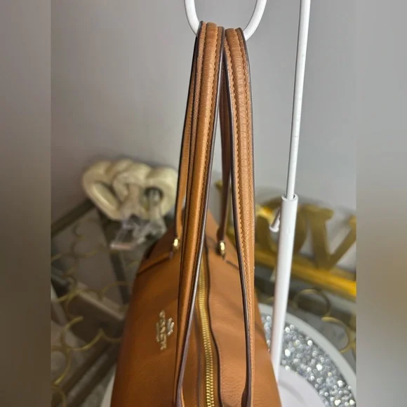 Coach Ava Tote Saddle Brown pebbled leather EUC - Picture 10 of 15